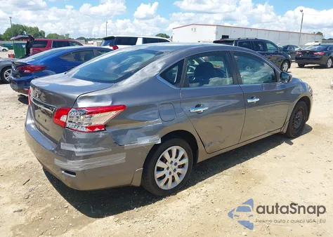 2015 Nissan Sentra S z USA, uszkodzony, nr VIN 3N1AB7AP9FY336041